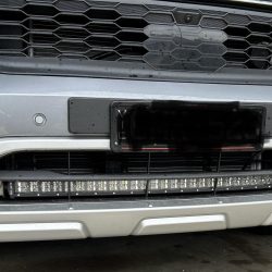 Mitsubishi Outlander Lower Grill Mounting Brackets (2024) 26" Slimline Dual Row LED Lightbar -Curved-